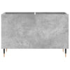 LP-levyjen säilytyskaappi betoninharmaa 74,5x38x48 cm puu