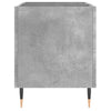 LP-levyjen säilytyskaappi betoninharmaa 74,5x38x48 cm puu