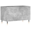 LP-levyjen säilytyskaappi betoninharmaa 74,5x38x48 cm puu