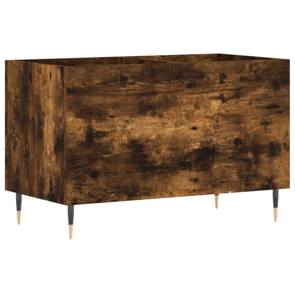 LP-levyjen säilytyskaappi savutammi 74,5x38x48 cm tekninen puu