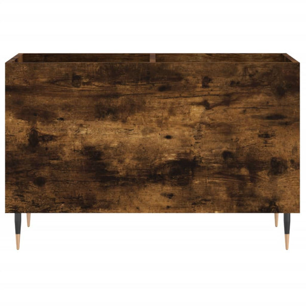 LP-levyjen säilytyskaappi savutammi 74,5x38x48 cm tekninen puu