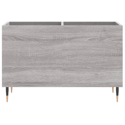 LP-levyjen säilytyskaappi harmaa Sonoma 74,5x38x48 cm puu