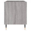 LP-levyjen säilytyskaappi harmaa Sonoma 74,5x38x48 cm puu