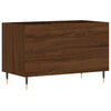 LP-levyjen säilytyskaappi ruskea tammi 74,5x38x48 cm puu