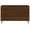 LP-levyjen säilytyskaappi ruskea tammi 74,5x38x48 cm puu