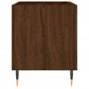LP-levyjen säilytyskaappi ruskea tammi 74,5x38x48 cm puu