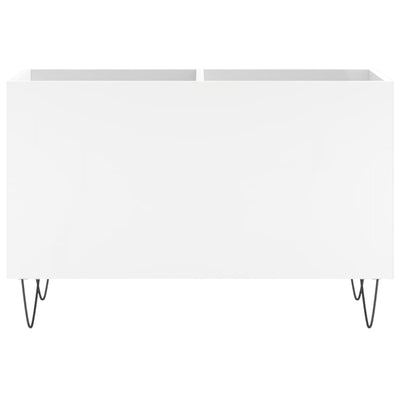 Valkoinen lp-levyjen säilytyskaappi Garnizoanei 74,5x38x48cm (puinen)