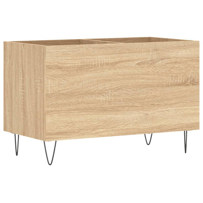 LP-levyjen säilytyskaappi Sonoma-tammi 74,5x38x48 cm puu