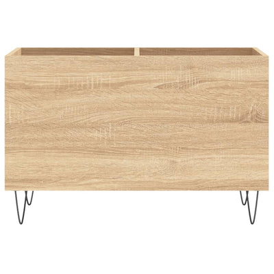LP-levyjen säilytyskaappi Sonoma-tammi 74,5x38x48 cm puu