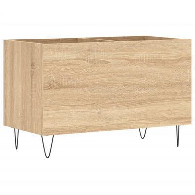 LP-levyjen säilytyskaappi Sonoma-tammi 74,5x38x48 cm puu