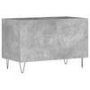 LP-levyjen säilytyskaappi betoninharmaa 74,5x38x48 cm puu
