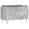 LP-levyjen säilytyskaappi betoninharmaa 74,5x38x48 cm puu