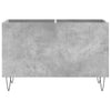 LP-levyjen säilytyskaappi betoninharmaa 74,5x38x48 cm puu