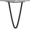 LP-levyjen säilytyskaappi betoninharmaa 74,5x38x48 cm puu
