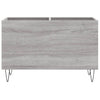 LP-levyjen säilytyskaappi harmaa Sonoma 74,5x38x48 cm puu