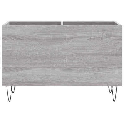 LP-levyjen säilytyskaappi harmaa Sonoma 74,5x38x48 cm puu