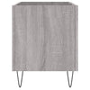 LP-levyjen säilytyskaappi harmaa Sonoma 74,5x38x48 cm puu
