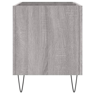 LP-levyjen säilytyskaappi harmaa Sonoma 74,5x38x48 cm puu