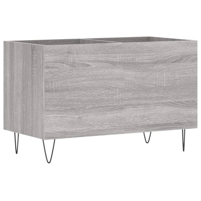 LP-levyjen säilytyskaappi harmaa Sonoma 74,5x38x48 cm puu