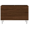 LP-levyjen säilytyskaappi ruskea tammi 74,5x38x48 cm puu