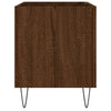 LP-levyjen säilytyskaappi ruskea tammi 74,5x38x48 cm puu