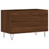 LP-levyjen säilytyskaappi ruskea tammi 74,5x38x48 cm puu