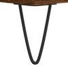 LP-levyjen säilytyskaappi ruskea tammi 74,5x38x48 cm puu