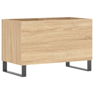 LP-levyjen säilytyskaappi Sonoma-tammi 74,5x38x48 cm puu