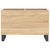 LP-levyjen säilytyskaappi Sonoma-tammi 74,5x38x48 cm puu