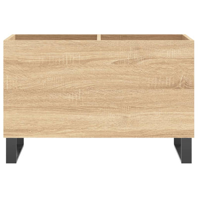 LP-levyjen säilytyskaappi Sonoma-tammi 74,5x38x48 cm puu
