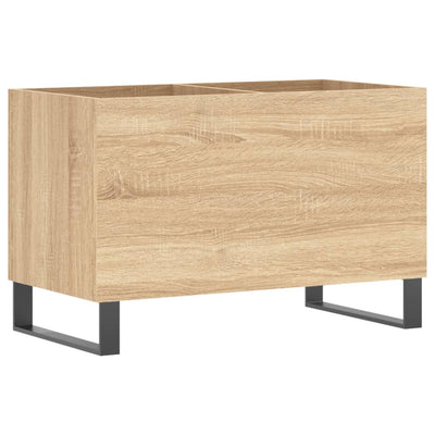 LP-levyjen säilytyskaappi Sonoma-tammi 74,5x38x48 cm puu
