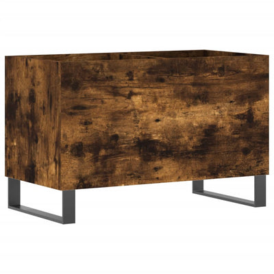 LP-levyjen säilytyskaappi savutammi 74,5x38x48 cm tekninen puu