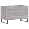LP-levyjen säilytyskaappi harmaa Sonoma 74,5x38x48 cm puu