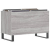 LP-levyjen säilytyskaappi harmaa Sonoma 74,5x38x48 cm puu