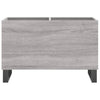 LP-levyjen säilytyskaappi harmaa Sonoma 74,5x38x48 cm puu