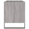 LP-levyjen säilytyskaappi harmaa Sonoma 74,5x38x48 cm puu
