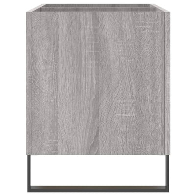 LP-levyjen säilytyskaappi harmaa Sonoma 74,5x38x48 cm puu