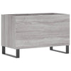 LP-levyjen säilytyskaappi harmaa Sonoma 74,5x38x48 cm puu