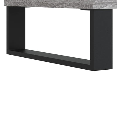 LP-levyjen säilytyskaappi harmaa Sonoma 74,5x38x48 cm puu