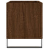 LP-levyjen säilytyskaappi ruskea tammi 74,5x38x48 cm puu