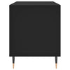 LP-levyjen säilytyskaappi musta 100x38x48 cm tekninen puu