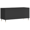 LP-levyjen säilytyskaappi musta 100x38x48 cm tekninen puu