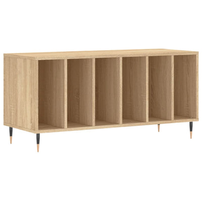 LP-levyjen säilytyskaappi Sonoma-tammi 100x38x48 cm puu
