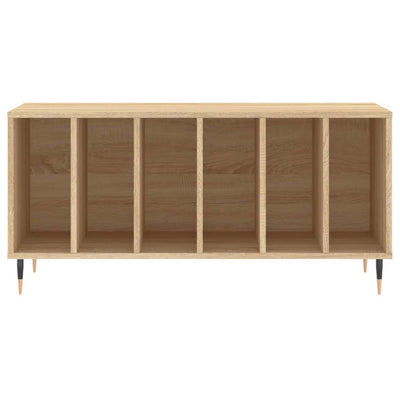 LP-levyjen säilytyskaappi Sonoma-tammi 100x38x48 cm puu