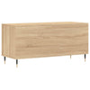 LP-levyjen säilytyskaappi Sonoma-tammi 100x38x48 cm puu