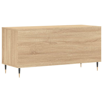 LP-levyjen säilytyskaappi Sonoma-tammi 100x38x48 cm puu