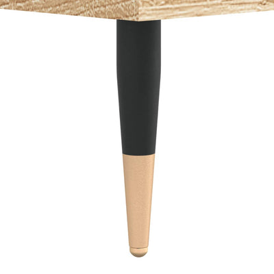 LP-levyjen säilytyskaappi Sonoma-tammi 100x38x48 cm puu