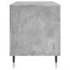 LP-levyjen säilytyskaappi betoninharmaa 100x38x48 cm puu