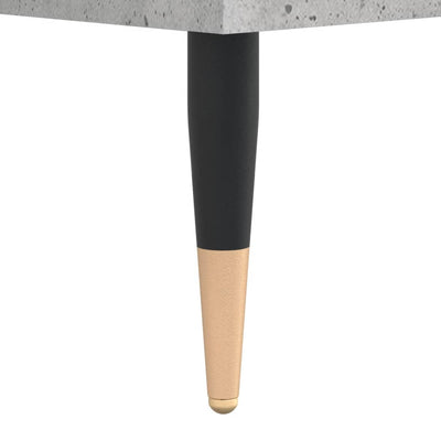 LP-levyjen säilytyskaappi betoninharmaa 100x38x48 cm puu