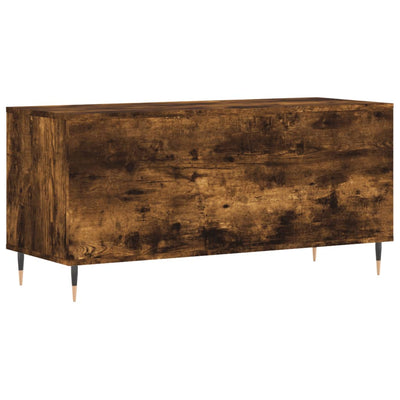 LP-levyjen säilytyskaappi savutammi 100x38x48 cm tekninen puu